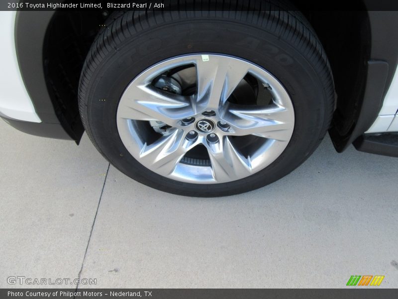 Blizzard Pearl / Ash 2016 Toyota Highlander Limited
