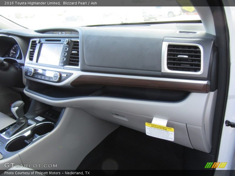 Blizzard Pearl / Ash 2016 Toyota Highlander Limited