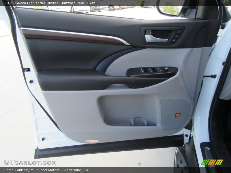 Blizzard Pearl / Ash 2016 Toyota Highlander Limited