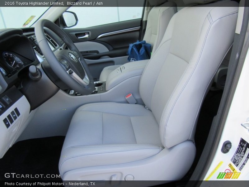 Blizzard Pearl / Ash 2016 Toyota Highlander Limited