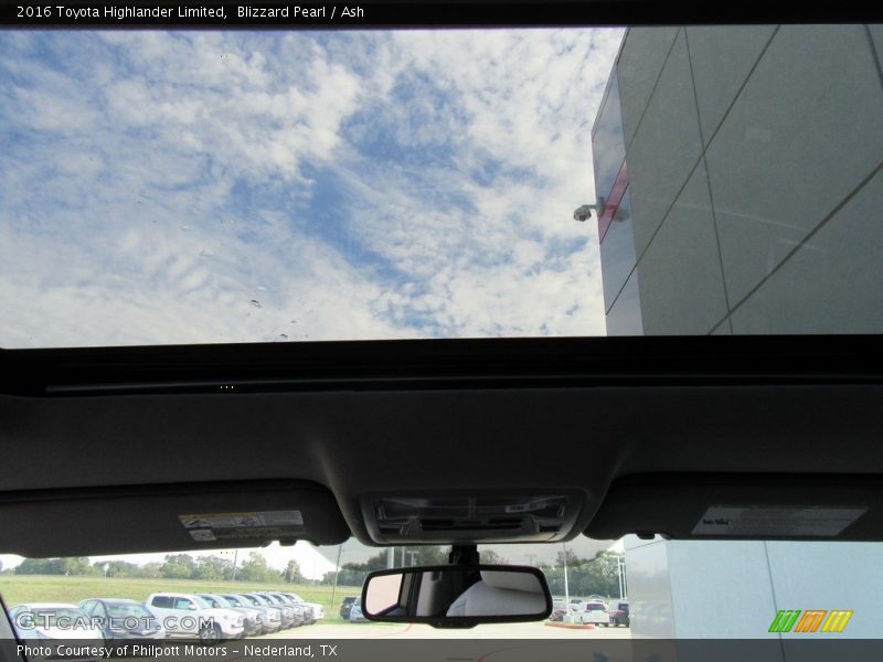 Blizzard Pearl / Ash 2016 Toyota Highlander Limited