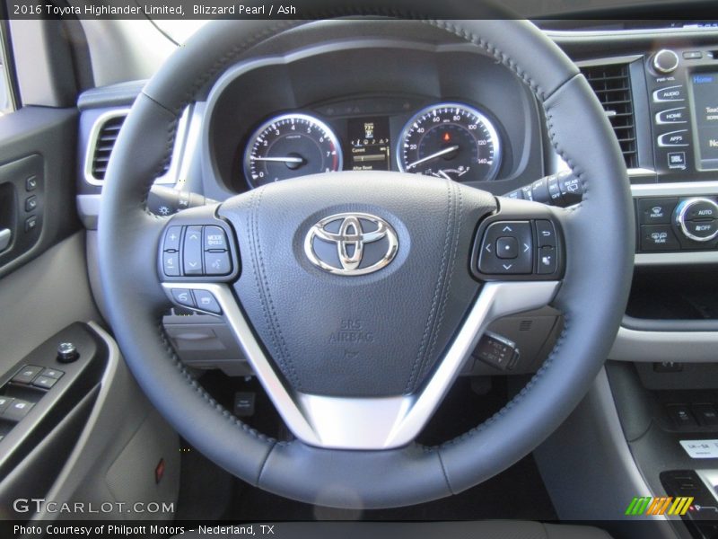 Blizzard Pearl / Ash 2016 Toyota Highlander Limited