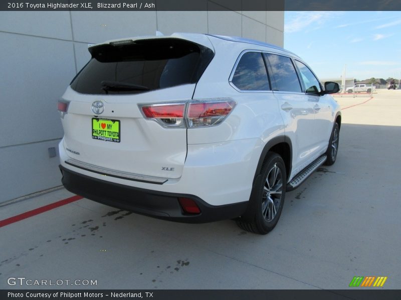 Blizzard Pearl / Ash 2016 Toyota Highlander XLE