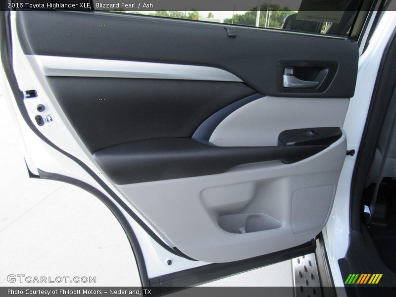 Blizzard Pearl / Ash 2016 Toyota Highlander XLE