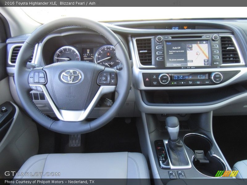 Blizzard Pearl / Ash 2016 Toyota Highlander XLE