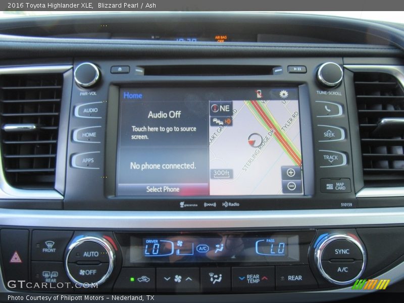Blizzard Pearl / Ash 2016 Toyota Highlander XLE