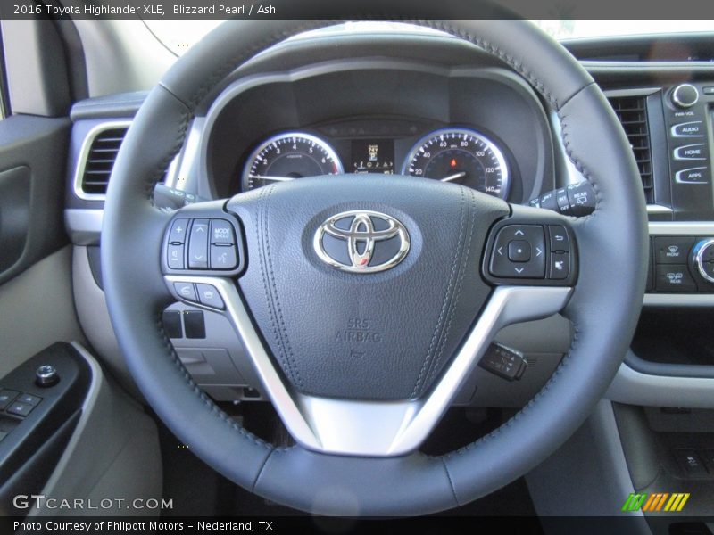 Blizzard Pearl / Ash 2016 Toyota Highlander XLE