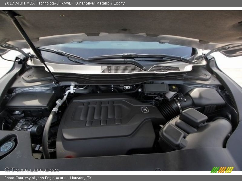 Lunar Silver Metallic / Ebony 2017 Acura MDX Technology SH-AWD