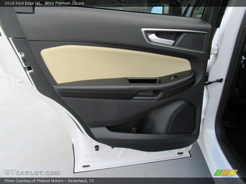 White Platinum / Dune 2016 Ford Edge SEL