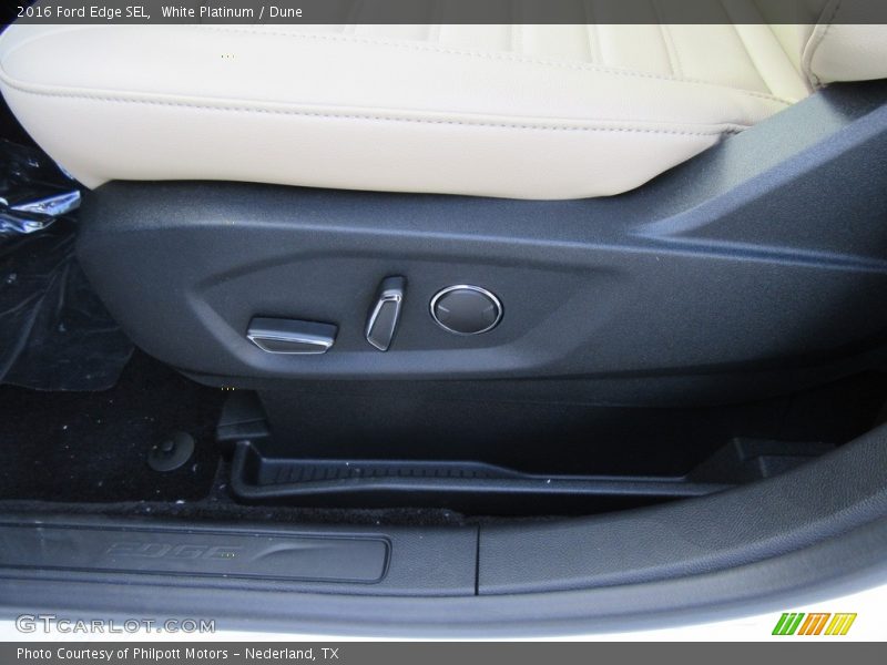 White Platinum / Dune 2016 Ford Edge SEL
