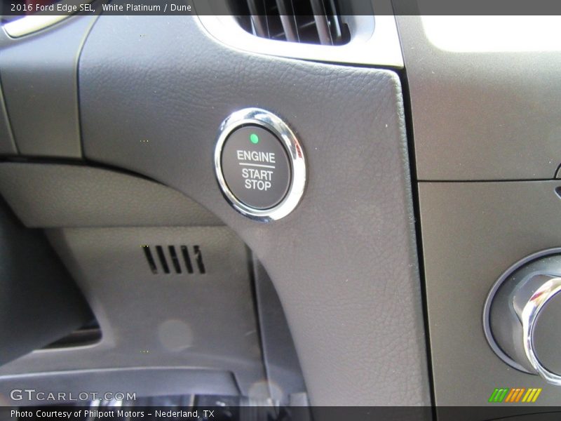 White Platinum / Dune 2016 Ford Edge SEL