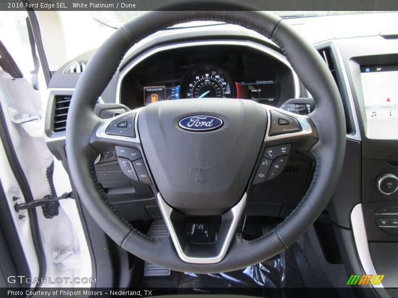 White Platinum / Dune 2016 Ford Edge SEL