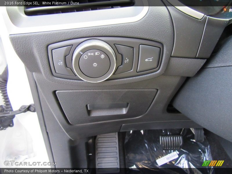 White Platinum / Dune 2016 Ford Edge SEL
