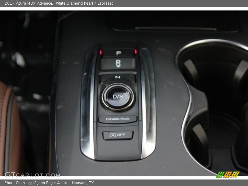 White Diamond Pearl / Espresso 2017 Acura MDX Advance