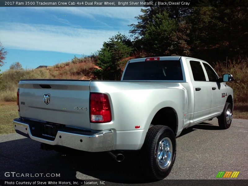 Bright Silver Metallic / Black/Diesel Gray 2017 Ram 3500 Tradesman Crew Cab 4x4 Dual Rear Wheel