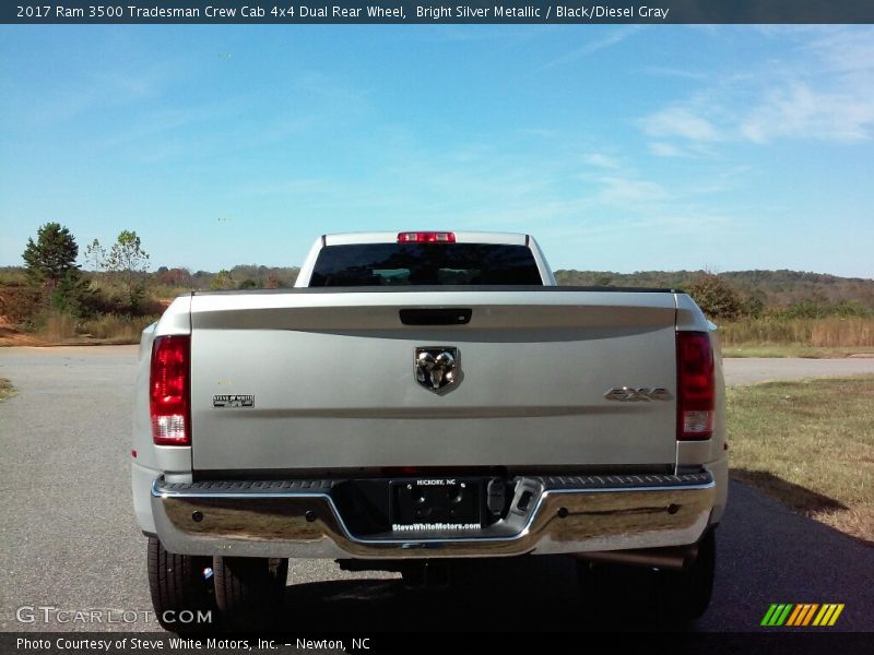 Bright Silver Metallic / Black/Diesel Gray 2017 Ram 3500 Tradesman Crew Cab 4x4 Dual Rear Wheel