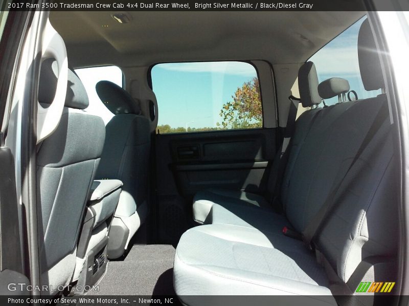 Rear Seat of 2017 3500 Tradesman Crew Cab 4x4 Dual Rear Wheel