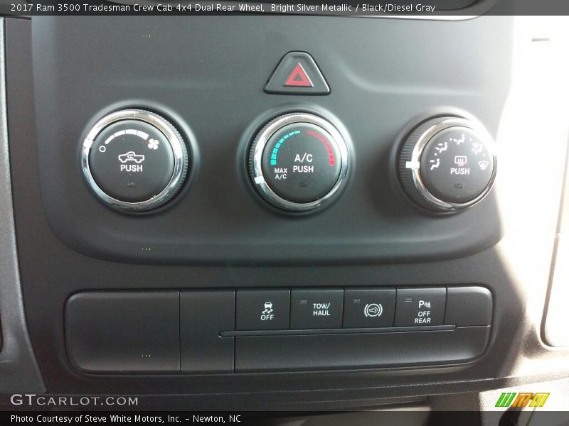 Controls of 2017 3500 Tradesman Crew Cab 4x4 Dual Rear Wheel