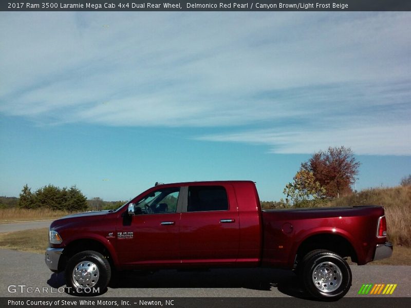  2017 3500 Laramie Mega Cab 4x4 Dual Rear Wheel Delmonico Red Pearl