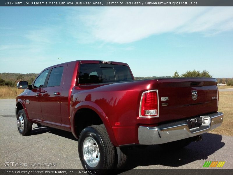  2017 3500 Laramie Mega Cab 4x4 Dual Rear Wheel Delmonico Red Pearl