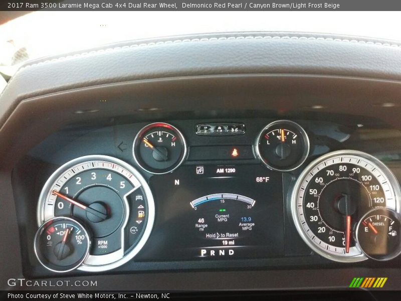  2017 3500 Laramie Mega Cab 4x4 Dual Rear Wheel Laramie Mega Cab 4x4 Dual Rear Wheel Gauges