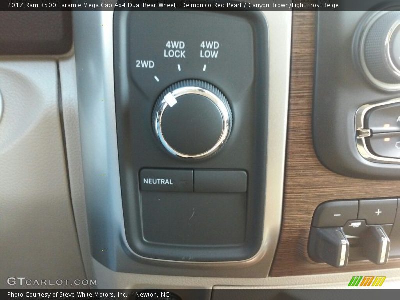 Controls of 2017 3500 Laramie Mega Cab 4x4 Dual Rear Wheel