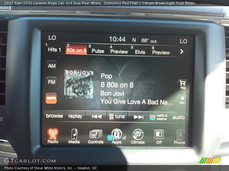 Controls of 2017 3500 Laramie Mega Cab 4x4 Dual Rear Wheel