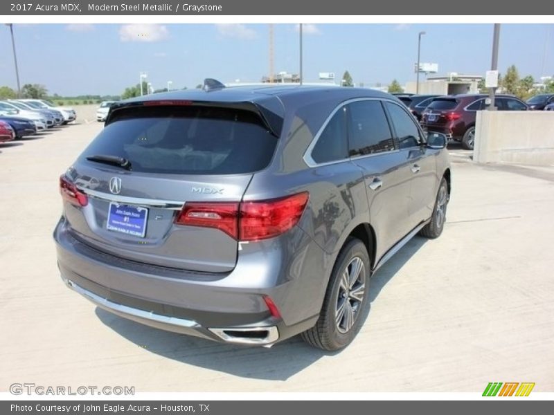 Modern Steel Metallic / Graystone 2017 Acura MDX
