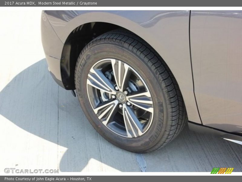 Modern Steel Metallic / Graystone 2017 Acura MDX