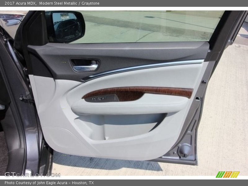 Modern Steel Metallic / Graystone 2017 Acura MDX