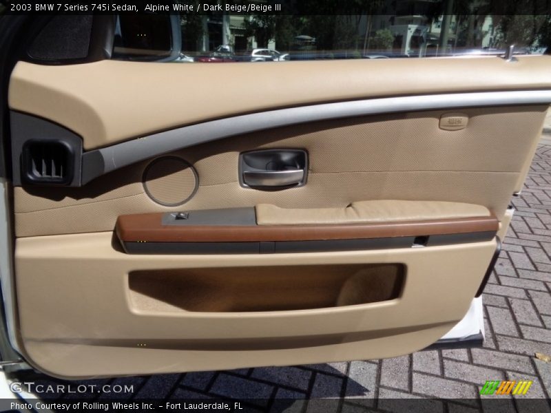 Door Panel of 2003 7 Series 745i Sedan