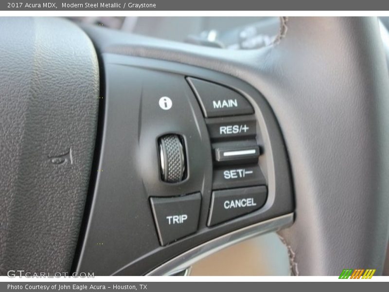 Modern Steel Metallic / Graystone 2017 Acura MDX