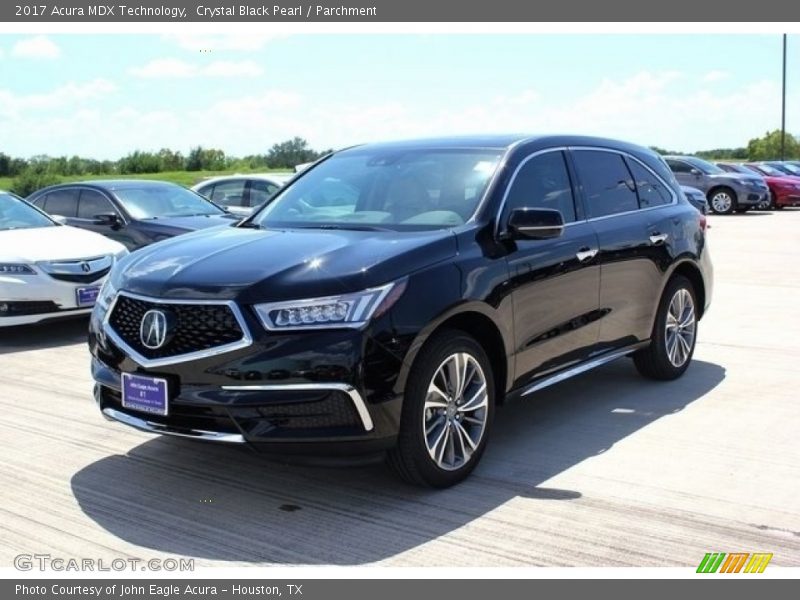 Crystal Black Pearl / Parchment 2017 Acura MDX Technology