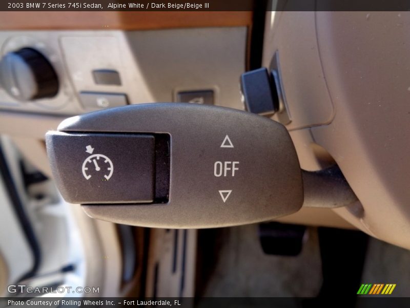 Controls of 2003 7 Series 745i Sedan