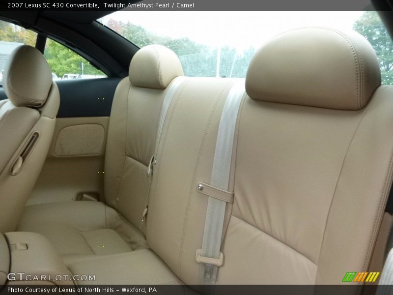 Twilight Amethyst Pearl / Camel 2007 Lexus SC 430 Convertible