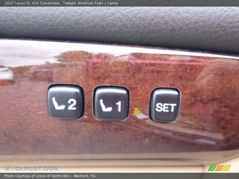Twilight Amethyst Pearl / Camel 2007 Lexus SC 430 Convertible
