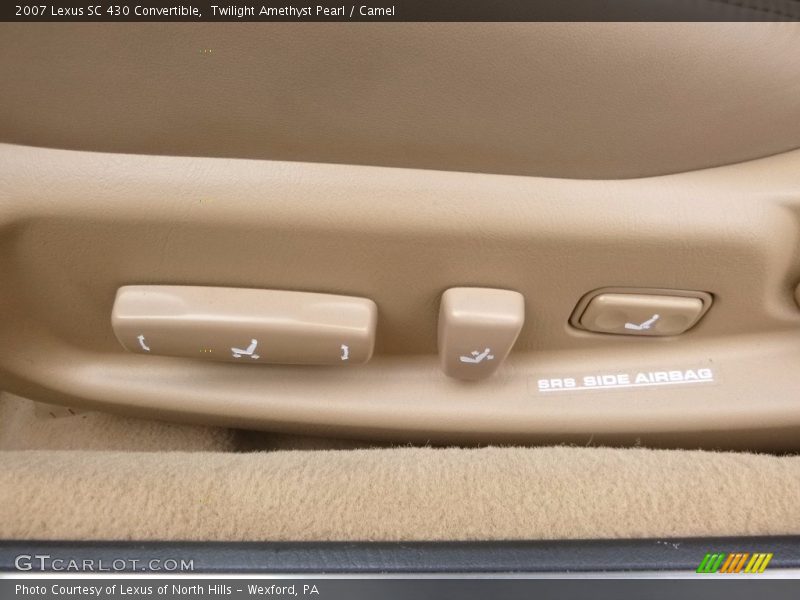 Twilight Amethyst Pearl / Camel 2007 Lexus SC 430 Convertible