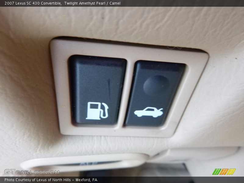 Twilight Amethyst Pearl / Camel 2007 Lexus SC 430 Convertible