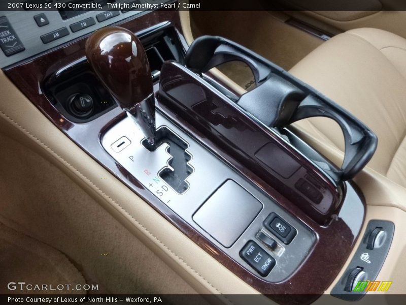 Twilight Amethyst Pearl / Camel 2007 Lexus SC 430 Convertible