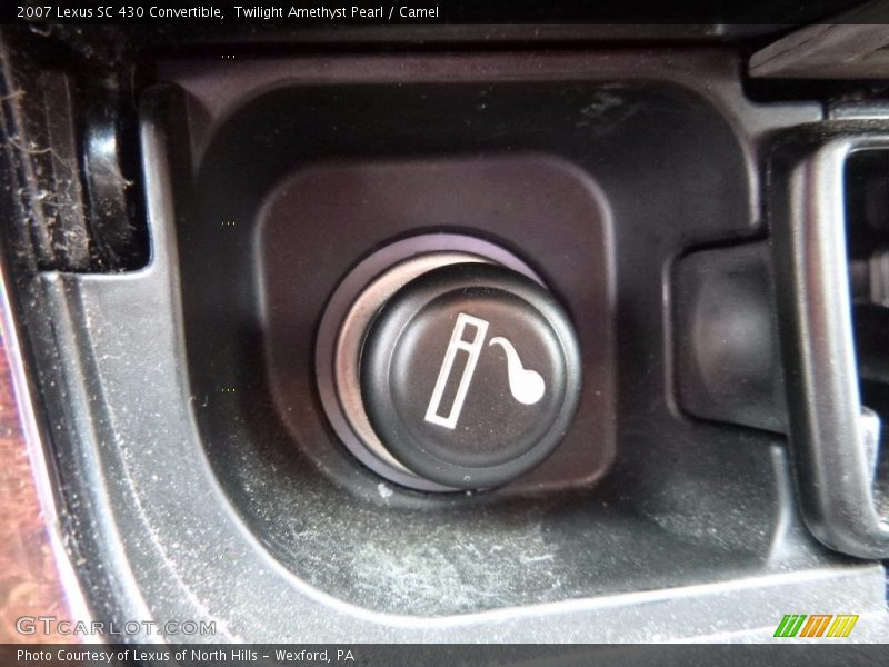 Twilight Amethyst Pearl / Camel 2007 Lexus SC 430 Convertible