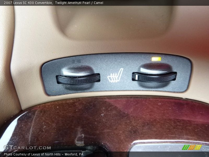 Twilight Amethyst Pearl / Camel 2007 Lexus SC 430 Convertible