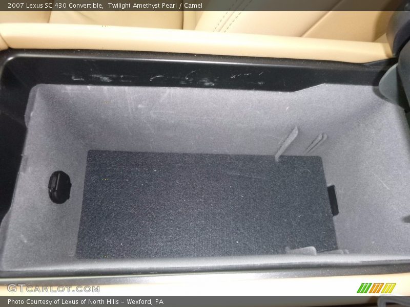 Twilight Amethyst Pearl / Camel 2007 Lexus SC 430 Convertible