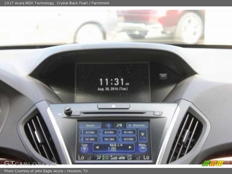 Crystal Black Pearl / Parchment 2017 Acura MDX Technology
