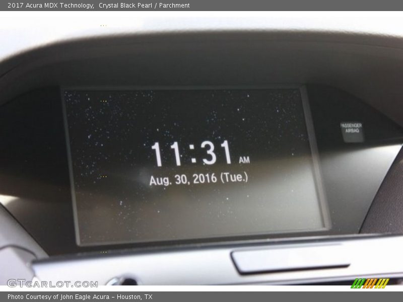 Crystal Black Pearl / Parchment 2017 Acura MDX Technology
