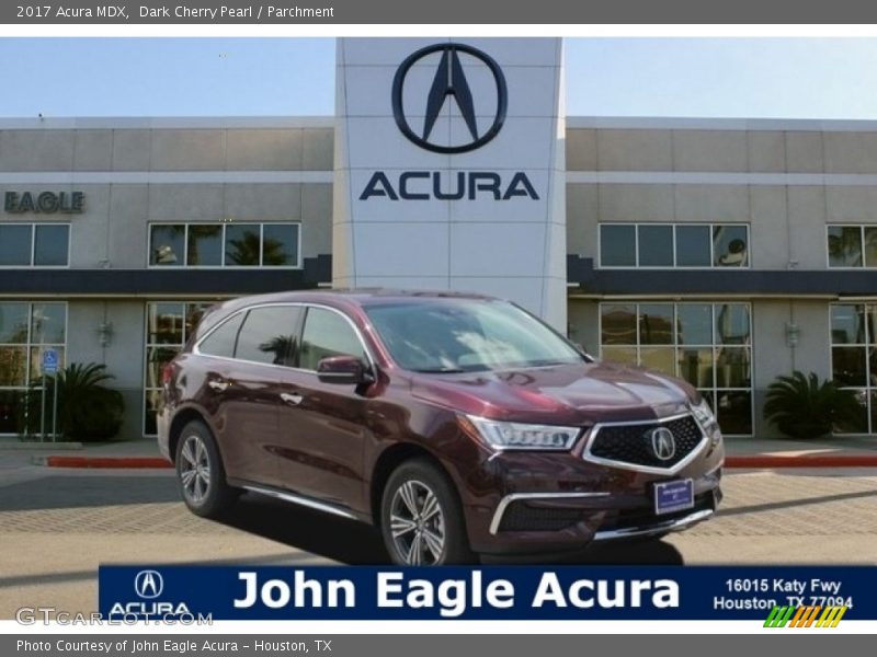 Dark Cherry Pearl / Parchment 2017 Acura MDX