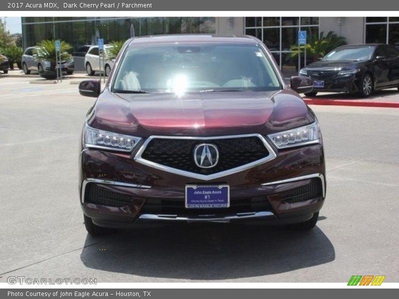 Dark Cherry Pearl / Parchment 2017 Acura MDX