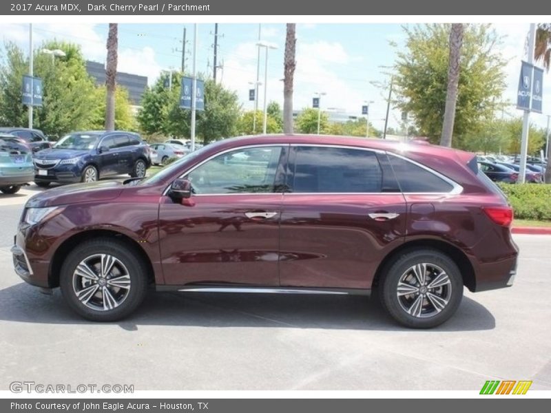 Dark Cherry Pearl / Parchment 2017 Acura MDX