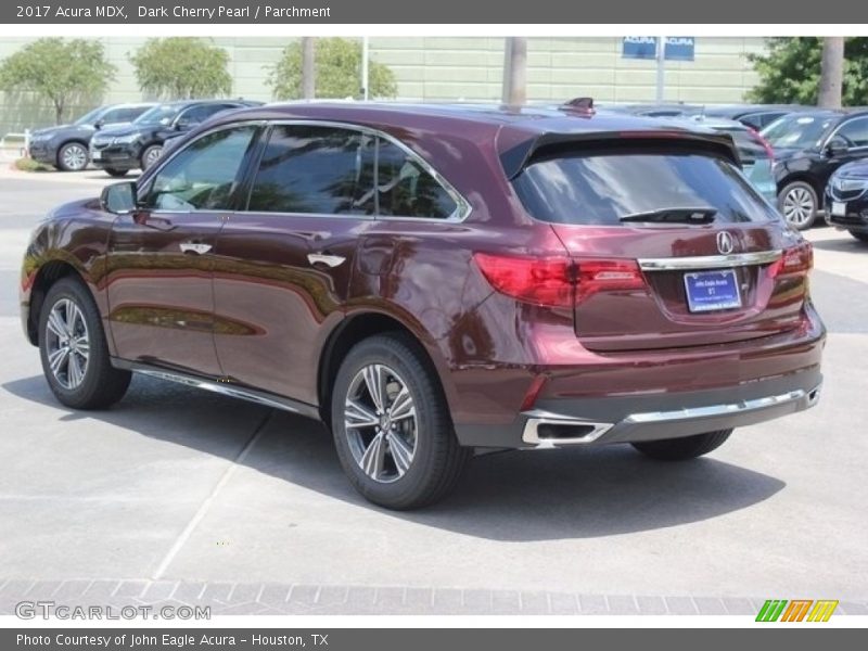 Dark Cherry Pearl / Parchment 2017 Acura MDX
