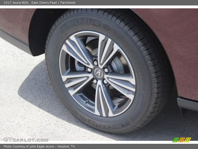 Dark Cherry Pearl / Parchment 2017 Acura MDX