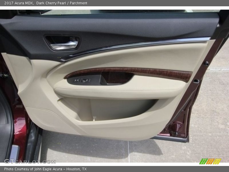 Dark Cherry Pearl / Parchment 2017 Acura MDX